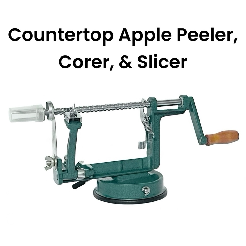 Countertop Apple Peeler, Corer, & Slicer